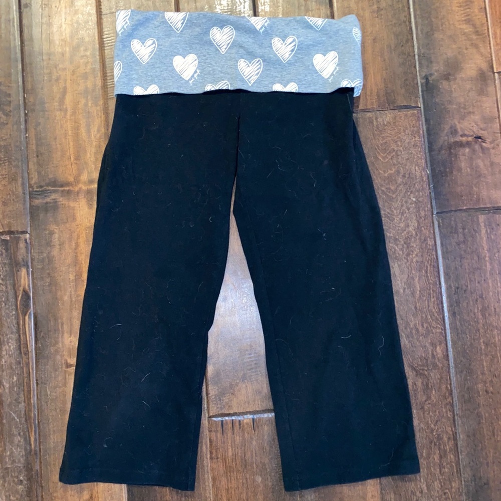 PINK cropped yogas